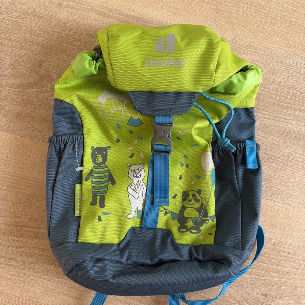 Deuter Schmusebar Kids Backpack 8L Kiwi-Arctic Lightweight Ergonomic